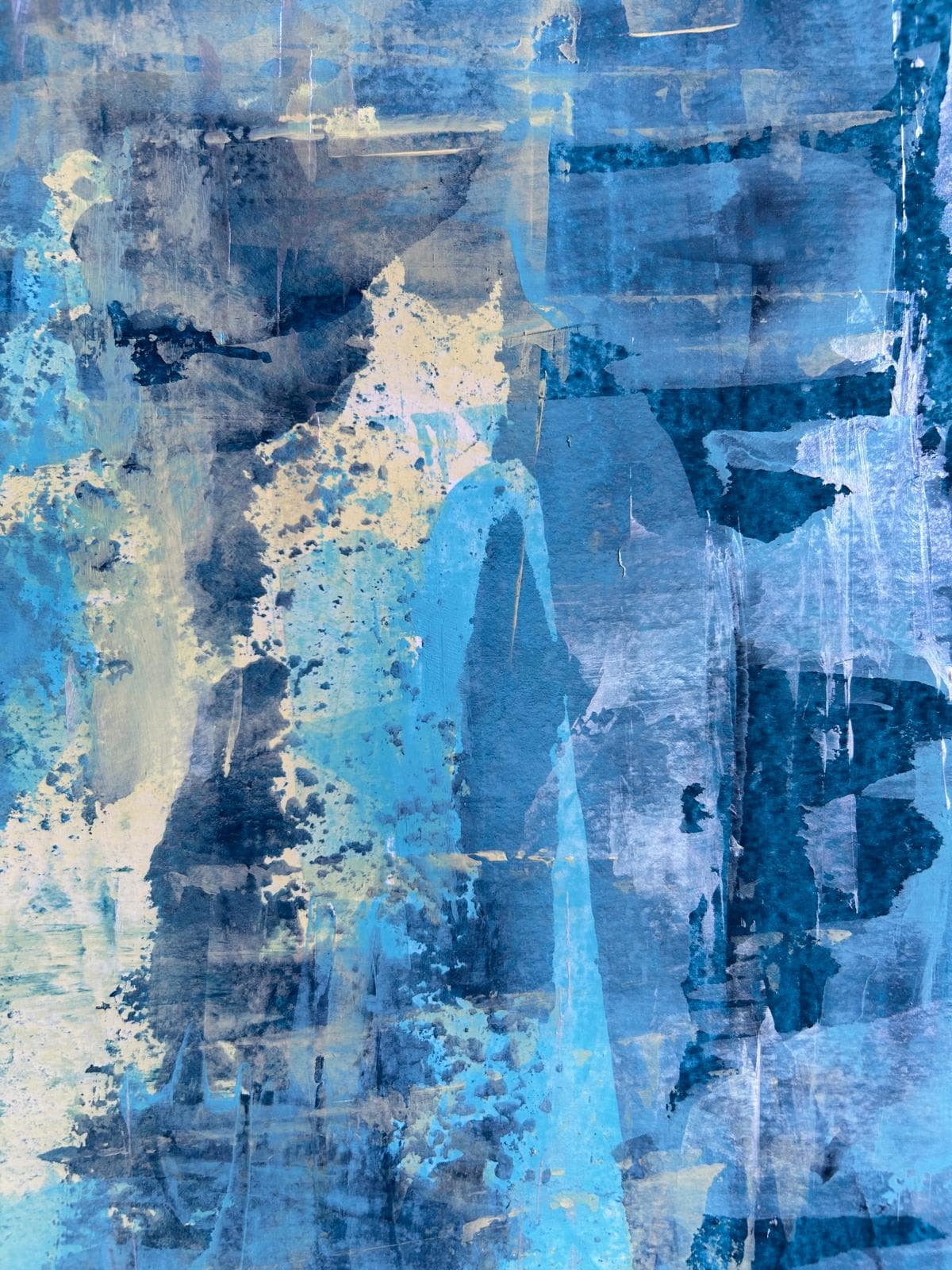 Onirique Bleu 25, 50 × 70 cm