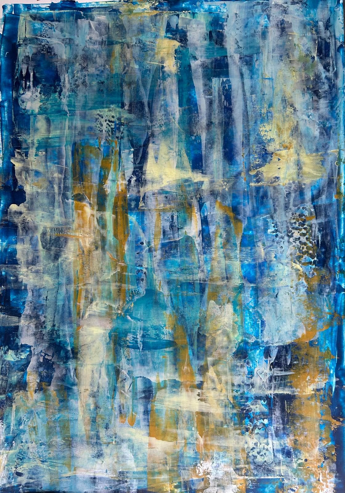 Onirique Bleu 26, 40 × 60 cm