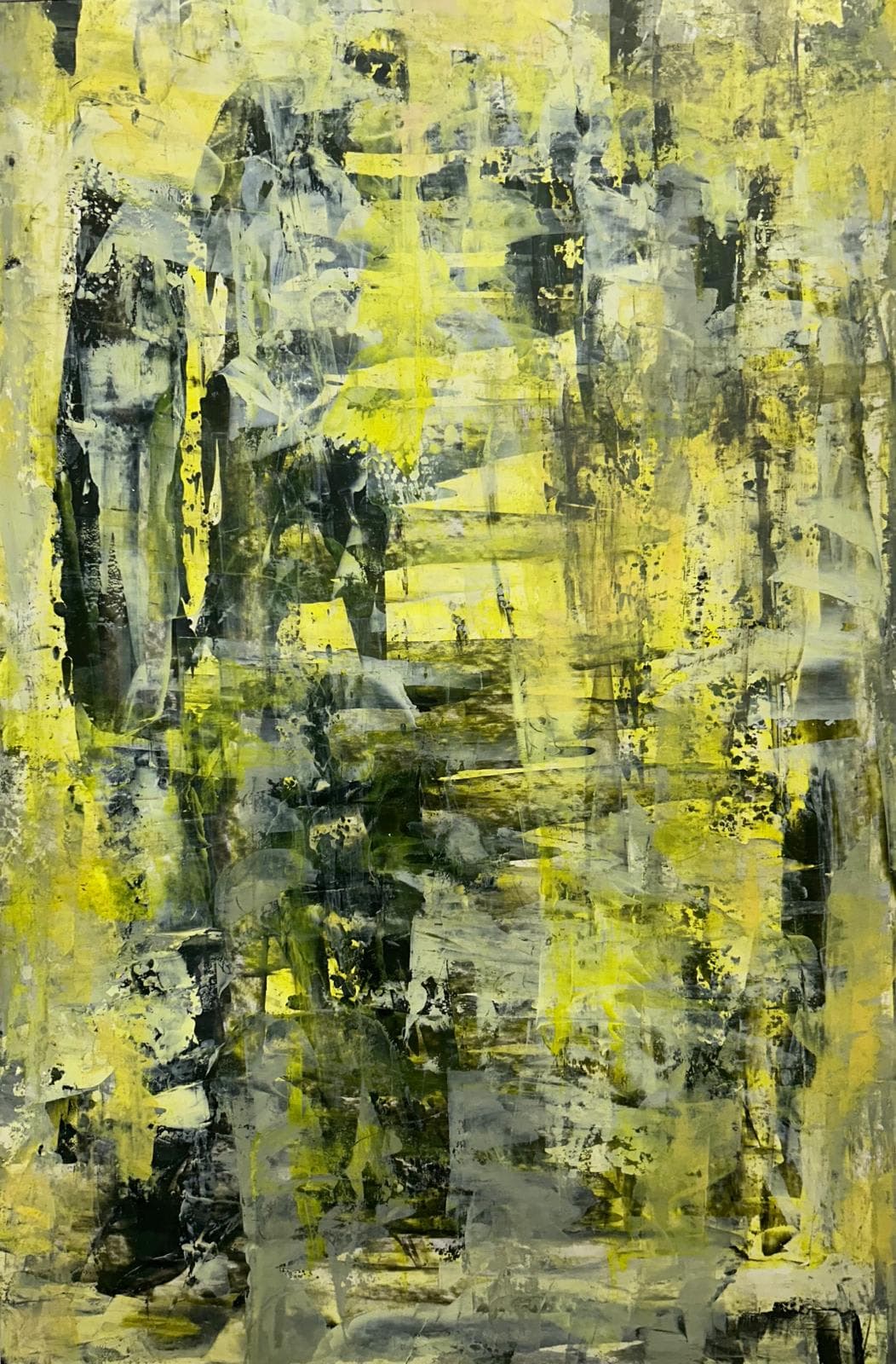 Onirique Jaune 22, 50 × 70 cm