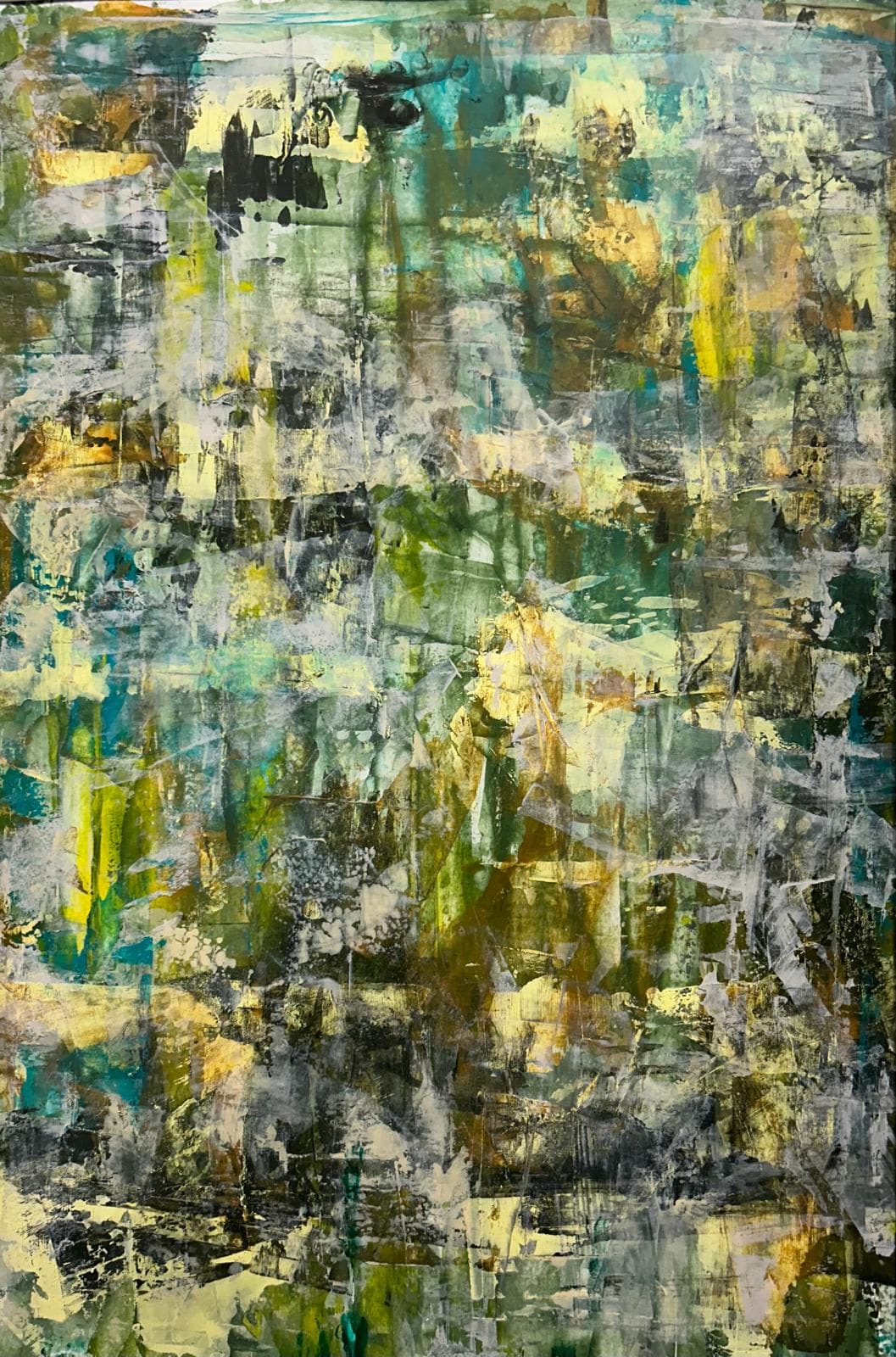 Onirique Vert 23, 50 × 70 cm