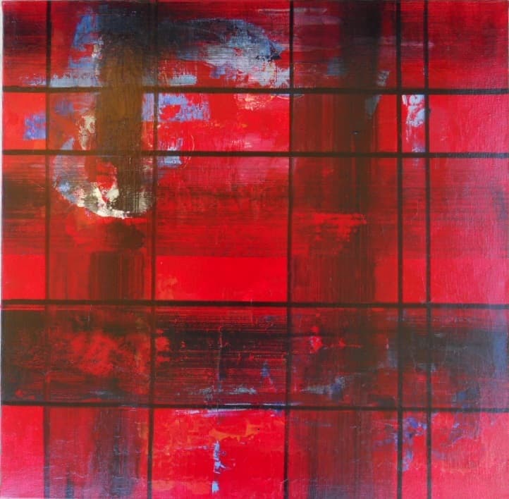 Trame 67, Acrylique · 70 × 70 cm