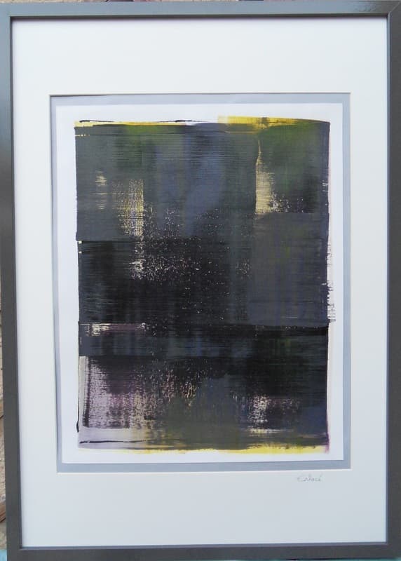 Essai n° 4, Acrylique · 38 × 46 cm