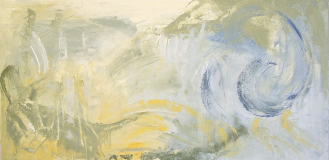 Le patient, Huile · 120 × 60 cm