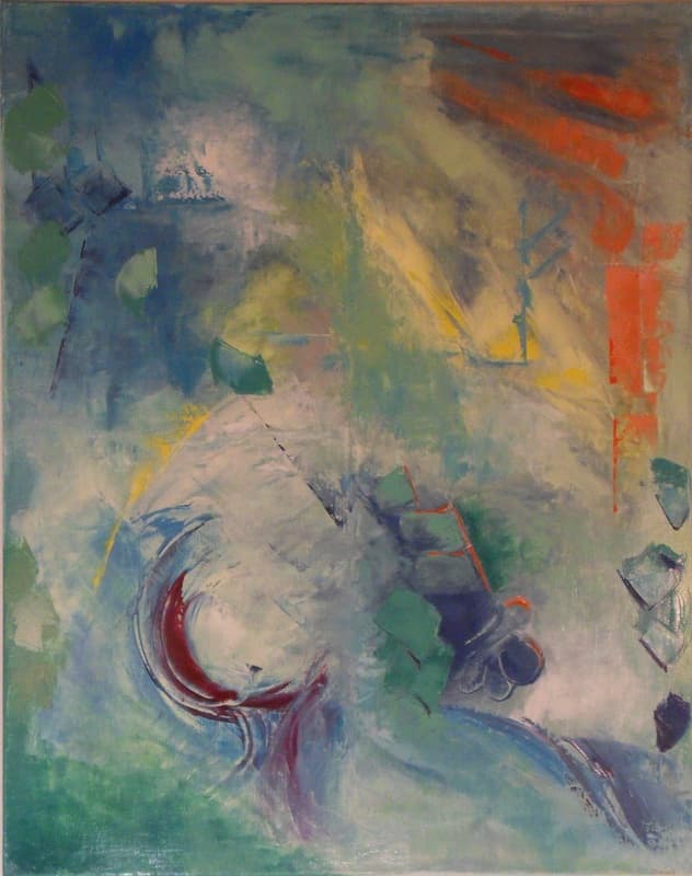 Abstrait n° 3, Huile · 73 × 92 cm