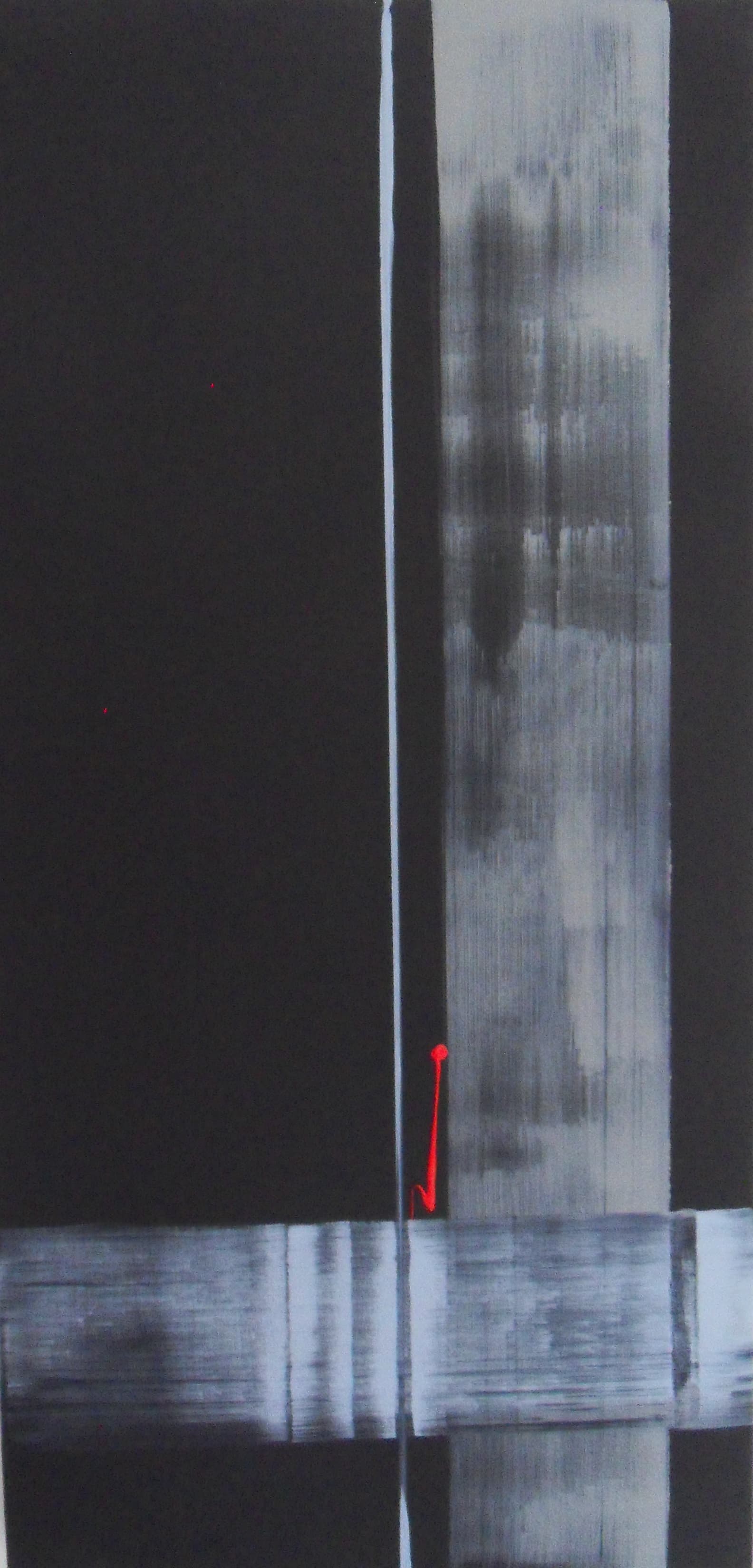 Trame n° 61, Acrylique · 100 × 50 cm