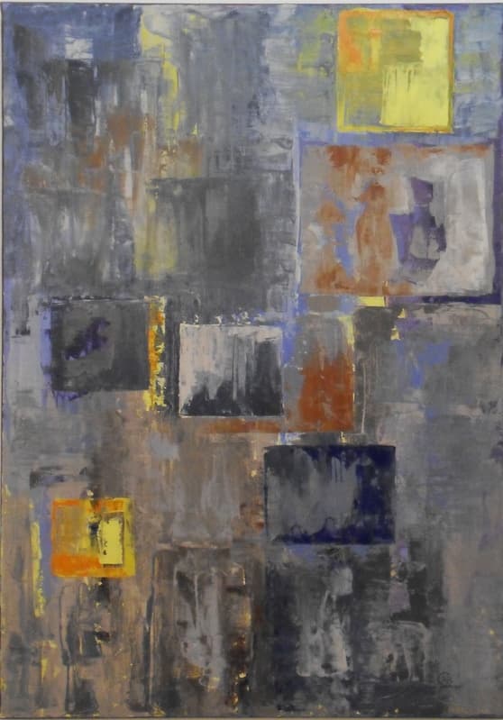 Hologramme, Huile · 65 × 92 cm