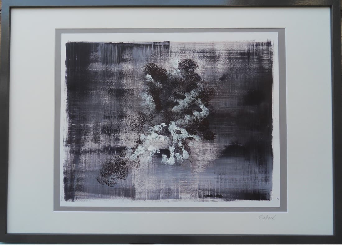 Essai n° 2, Acrylique · 38 × 46 cm