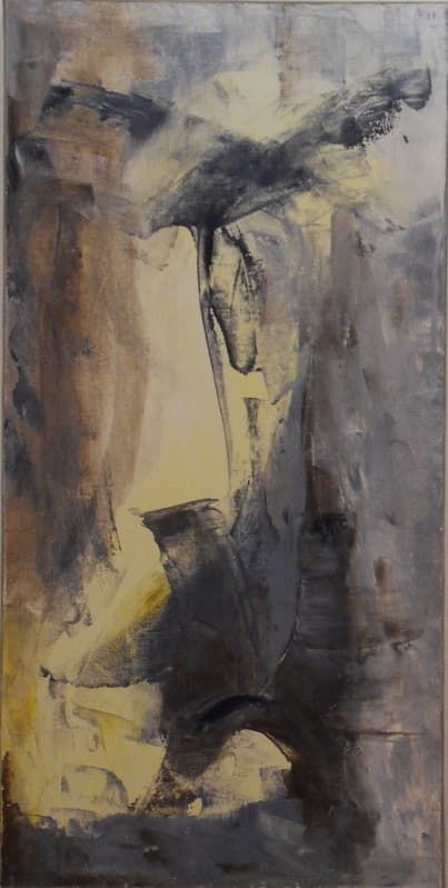 Exploration Souterraine, Huile · 40 × 80 cm