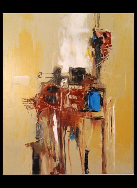 Musique, Acrylique · 54 × 65 cm