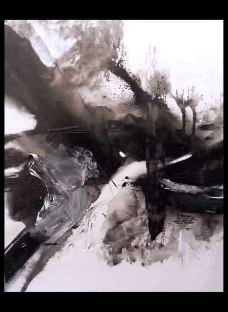 Abstrait n° 30, Acrylique · 54 × 65 cm