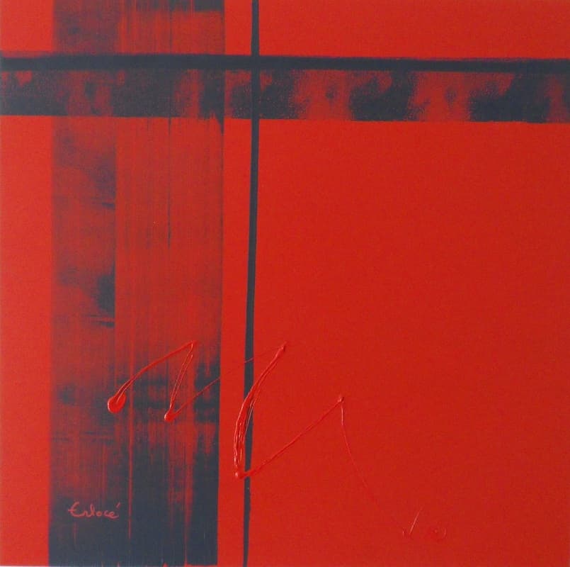 Carré Trame n° 3, Acrylique · 50 × 50 cm