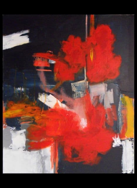 Abstrait n° 27 2, Acrylique · 54 × 65 cm