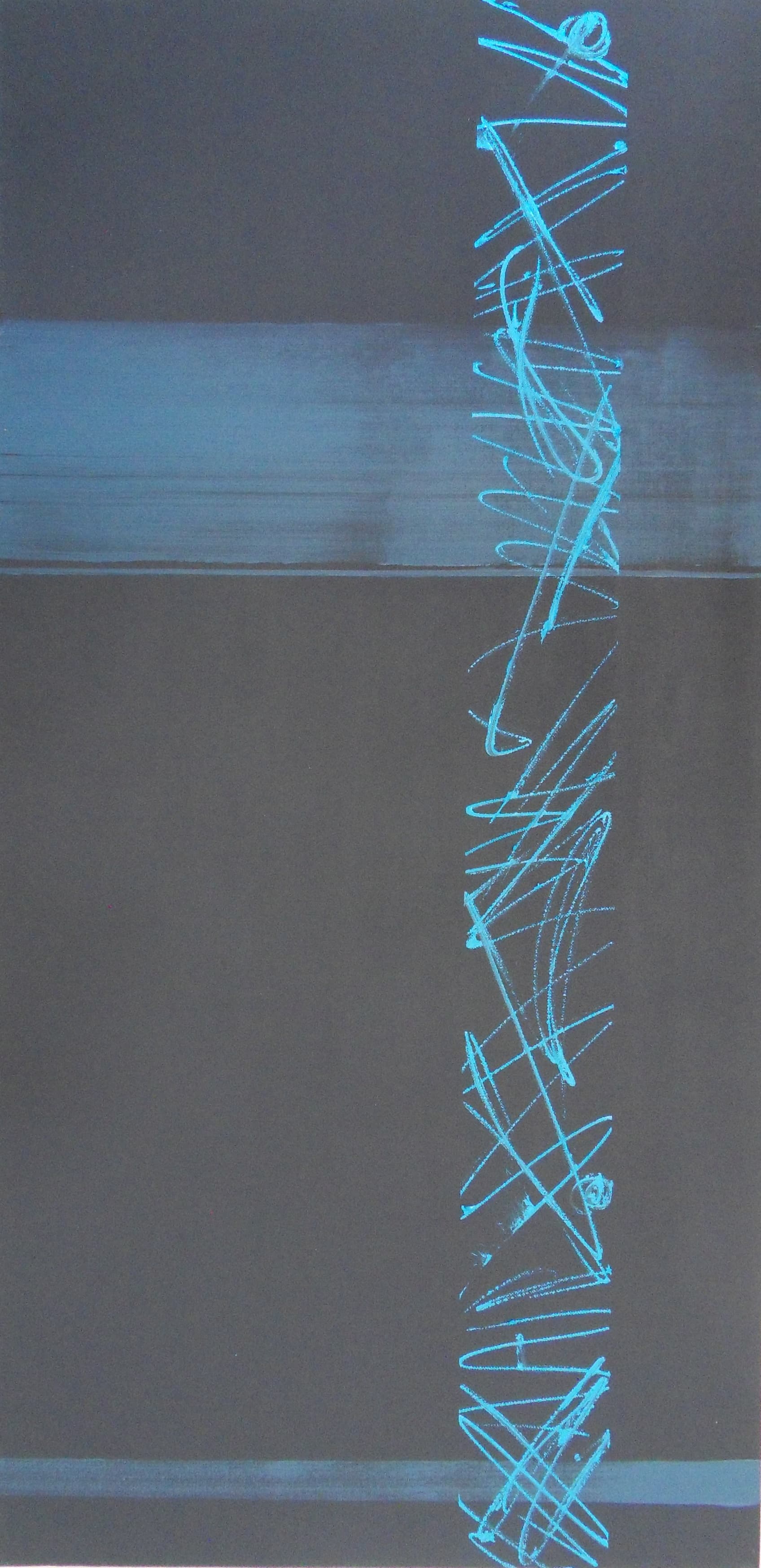 Trame n° 63, Acrylique · 100 × 50 cm
