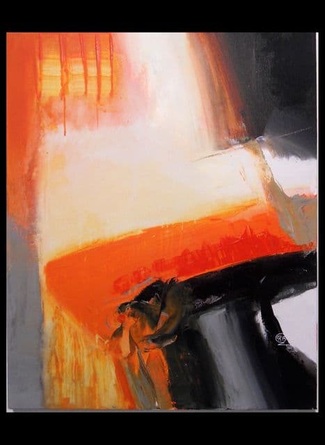 Enclume, Acrylique · 54 × 65 cm