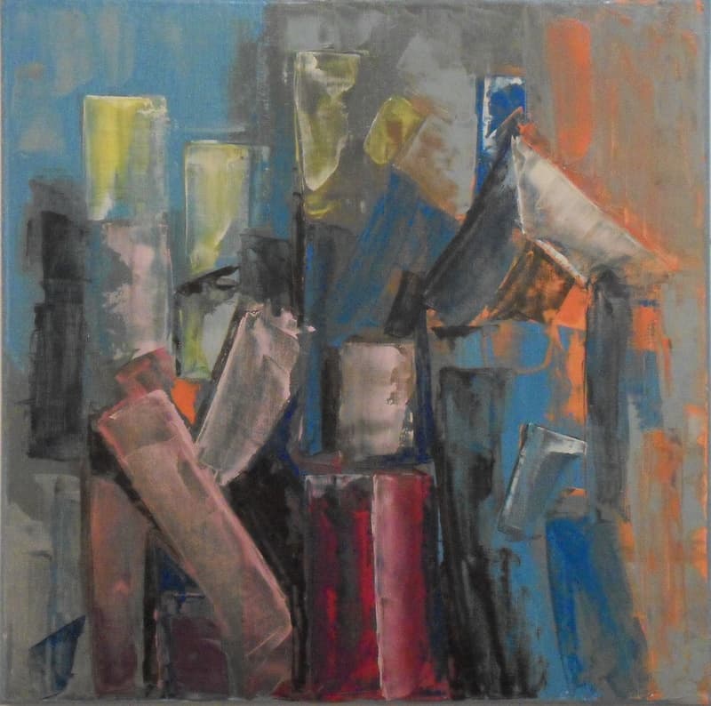 Joyaux, Huile · 50 × 50 cm