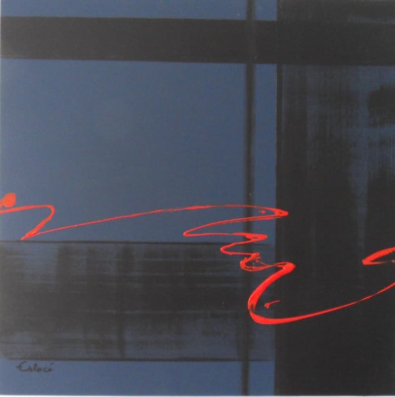 Carré Trame n° 1, Acrylique · 50 × 50 cm