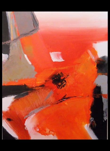 Enclume bis, Acrylique · 54 × 65 cm