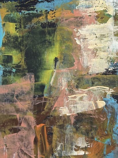 Randonneur, Acrylique · 30 × 40 cm